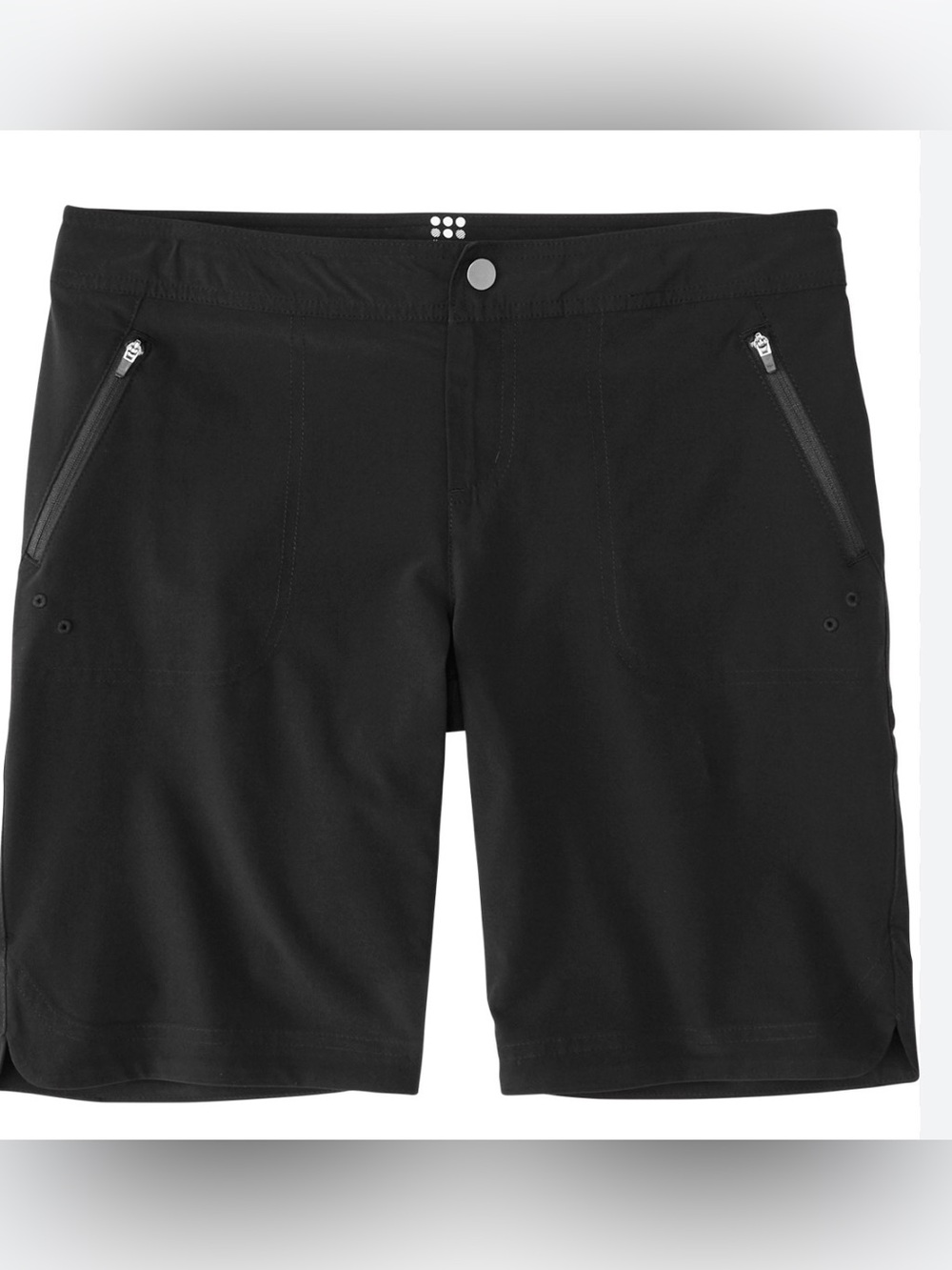 Title Nine Rogue 9” Brown Athletic Shorts with Zip Pockets